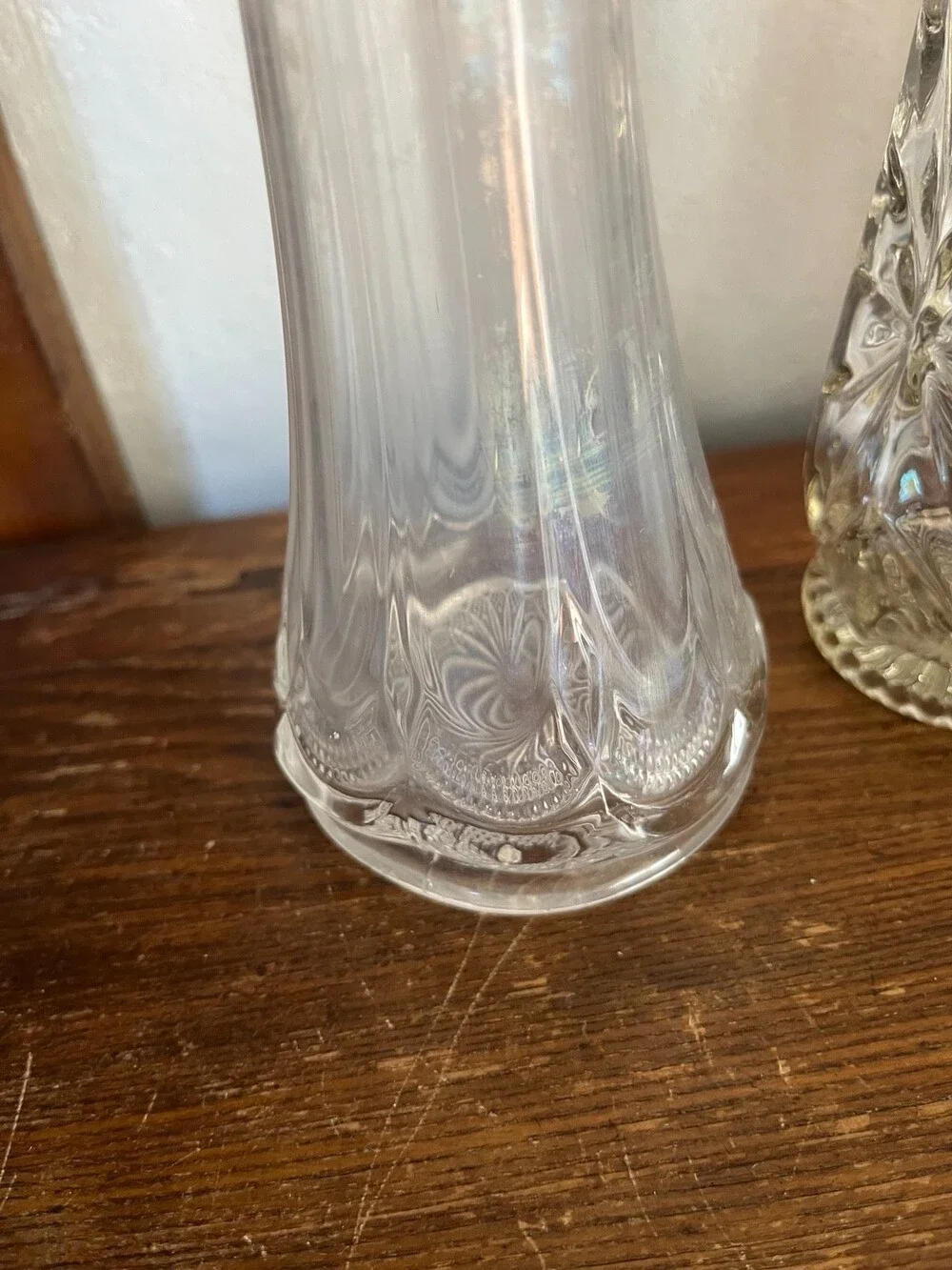 VTG Milk Glass Clear White Flower Bud Vase Lot 10 Mixed Styles Wedding MCM Decor